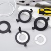 HINZIC 4Pcs E27 E14 Socket Lamp Harp Saddle Base Lampshade