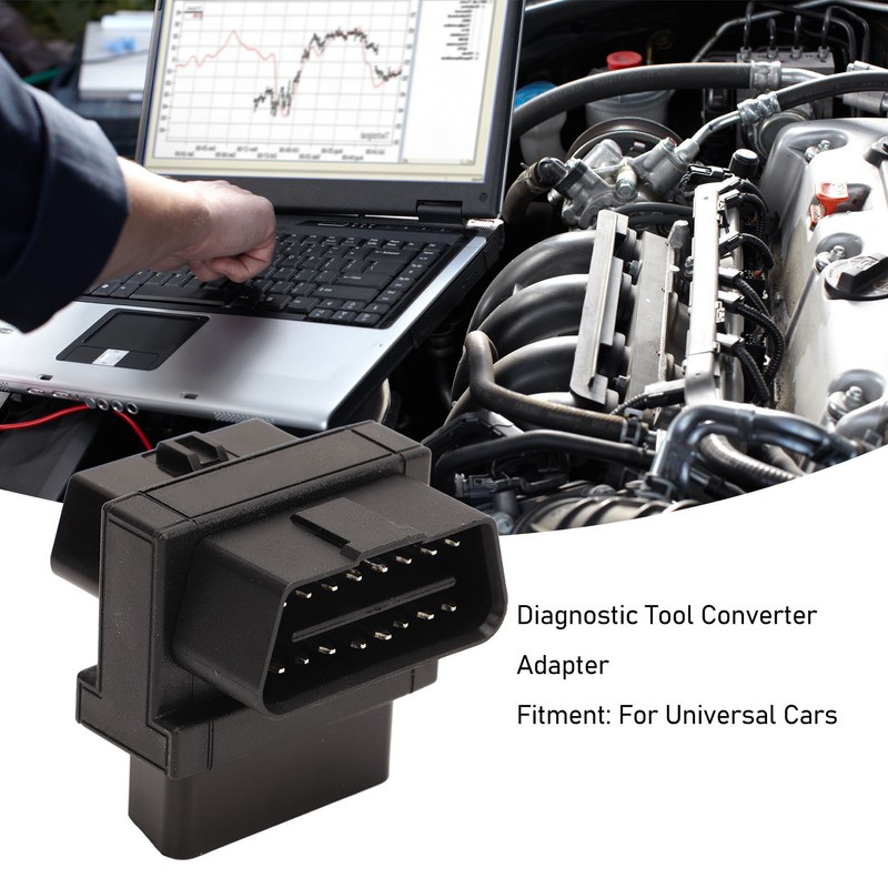 Car Splitter Converter Adapter 16 Pin Male to Dual Female