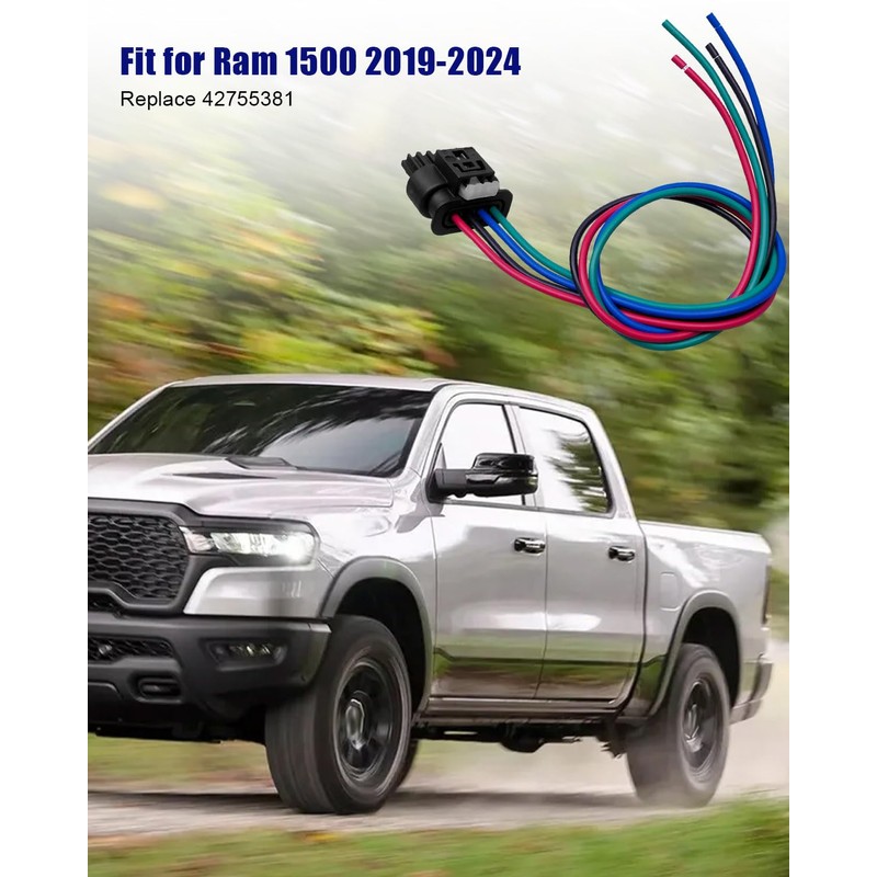 ULZOZN Connector Plug Pigtail Harness Fit for Ram 1500 2019-2024