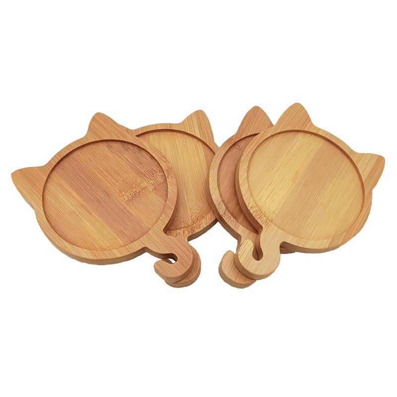 Bamboo Mosaic Coasters, Empty Bottom Bowls for Crafts, Mosaic Accessories,