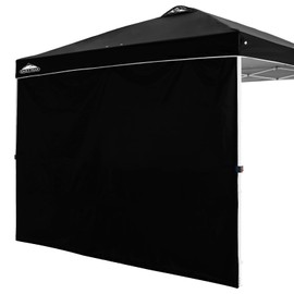 EAGLE PEAK Sunwall/Sidewall for 10x10 Straight Leg Canopy only, 1 Sidewall, Black