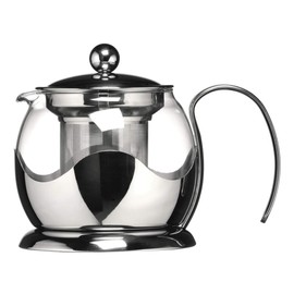 Premier Housewares Teapot with Infuser, 750 ml, Stainless Steel