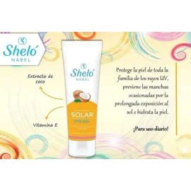 Bloqueador Solar, Depiladora Piel Sensible, Crema Uv Shelo N                                                                                          