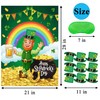 HRENCY St Patricks Party Games Pin The Hat on The