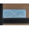 Nurse Decal Pack: Heart, Heartbeat, Infinity, Stethoscope (White, Large 5")