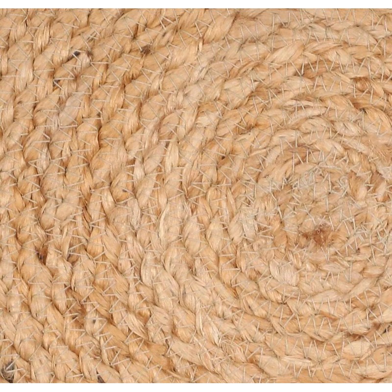 Ripaz Vogue Jute Placemat Round Handmade Table Mat 4 Piece