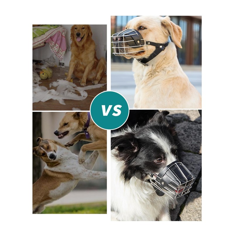 Dog Muzzle for Large Dogs, German Shepherd Muzzle with Adjustable