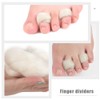 Artibetter Pack of 4 Lambswool for Toes, Soft Toe Separator,
