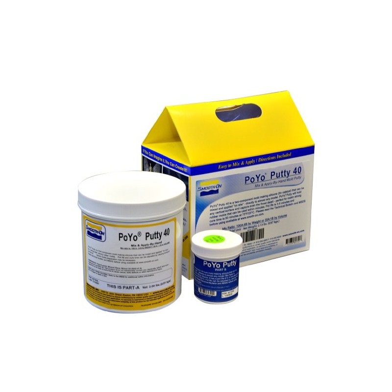 PoYo Putty 40 - Mix & Apply-by-Hand Mold Putty -