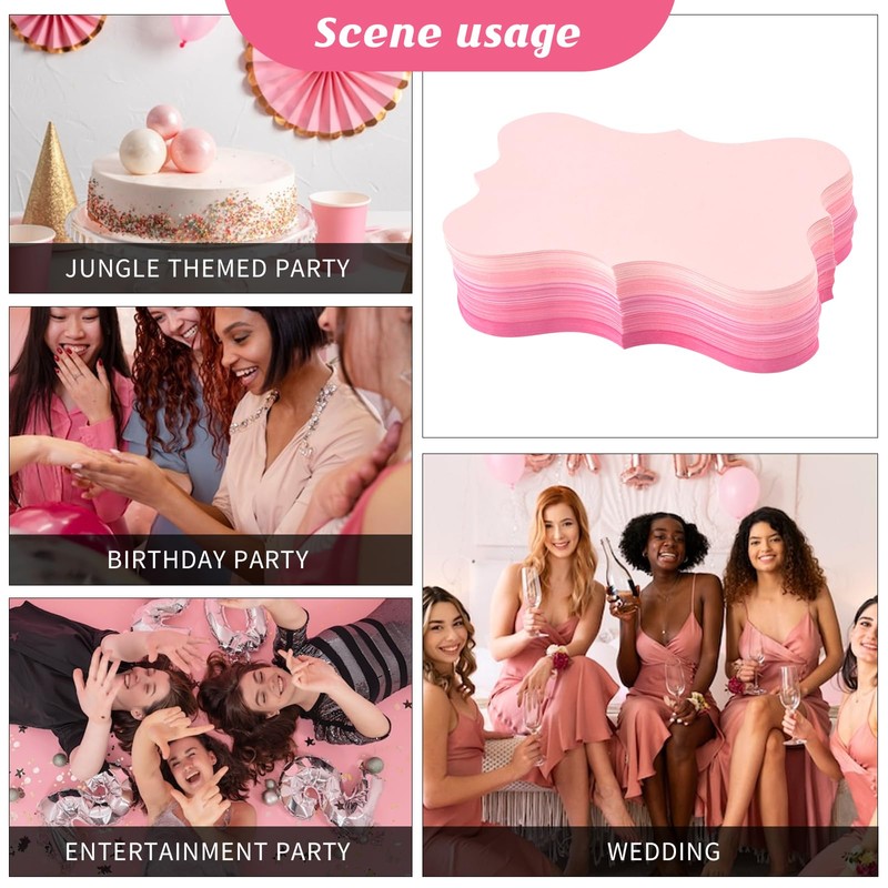 150 Pack Pink Index Cards 3x5 Colored Blank Index Cards