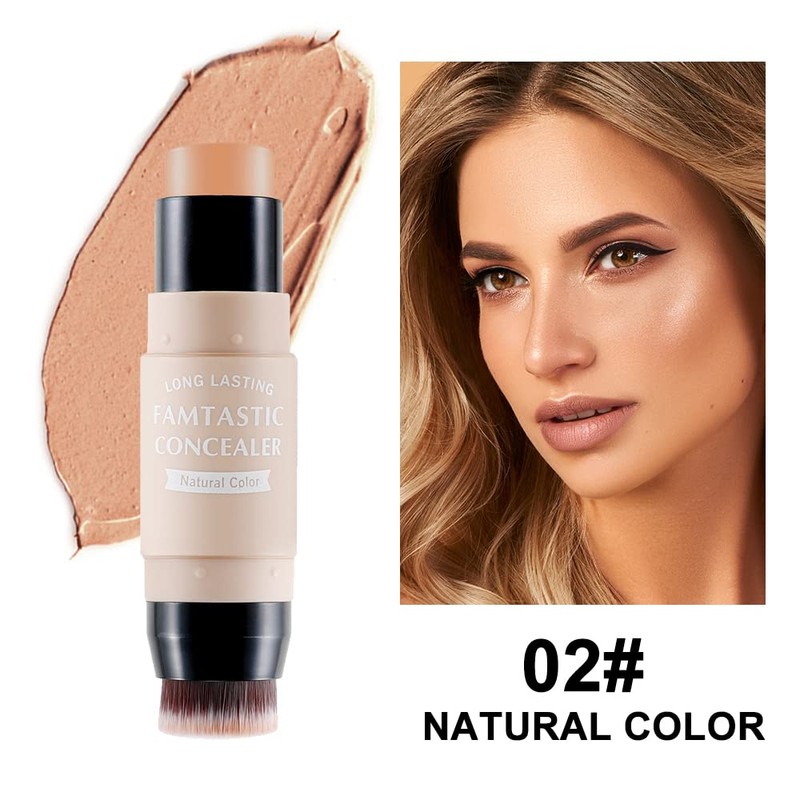 Erinde Contour Highlighter Stick with Brush -Bronzer Pen, Waterproof, Longwear