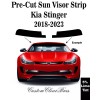 American Made Films Pre-cut Sun Visor Strip 5% Limo Window