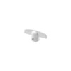 CRL White T-Crank Window Handle With 3/8" Spline Size for