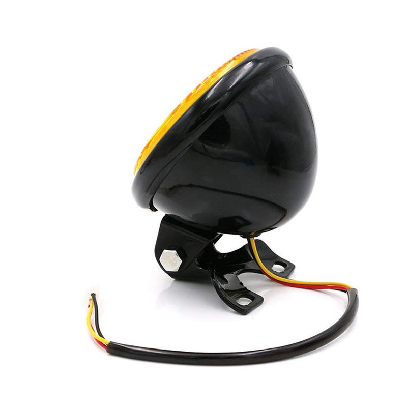 DKMOTORK 0011 Universal Motorcycle Headlight 5'' Head Lamp Front for