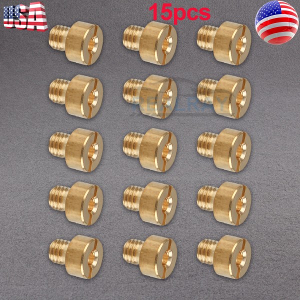 Unbranded 15x Carburetor Main jet for Mikuni N100/604 VM22 VM24