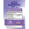 Nature's Truth Black Elderberry Capsules | 100 Count | Super