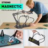 10X Magnifying Glass with Light and Stand, KUVRS Magnetic Helping