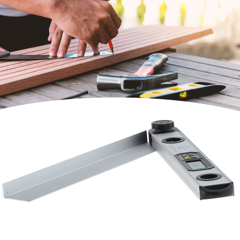 Digital Angle Ruler 2in LED Electronic Level Protractor Measuring Tool