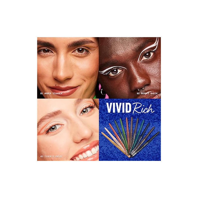 NYX Professional Makeup, Vivid Rich Mechanical Liner, Delineador de Ojos,