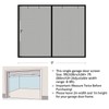 Garage Screen Doors for 1 Car Garage - 9x7Ft Magnetic