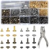 Kit De Tachas Y Remaches Para Decorar Cuero 484 Piezas