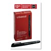 Universal UNV07071 Fine Bullet Tip Pen-Style Permanent Marker - Black