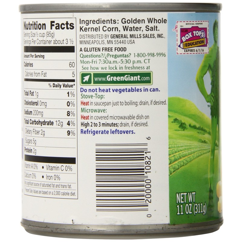 Green Giant Niblets Cans, 8 Count