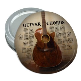 Guitar Chords Music Round Rubber Non-Slip Jar Gripper Lid Opener