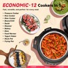 CARORI 1200W 12-in-1 Electric Pressure Cooker 8Qt, Stainless Steel Pressure