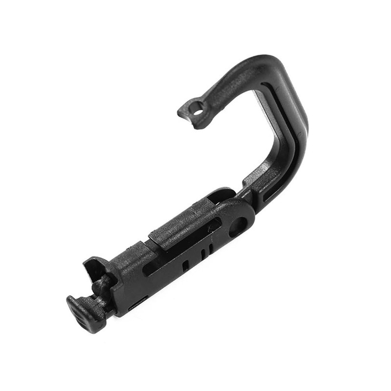 DraCra 12 Pack Tactical Gear Clips Lightweight Nylon D-Ring Locking