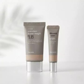 Hanskin 한스킨 HANSKIN 프리미엄 수퍼 매직 비비크림 45g블레미쉬 커버 컨실러 12g 세트 [비비+내추럴 컨실러[B0011495]] HANSKIN Premium Super Magic BB Cream 45g Blemish Cover Concealer 12g Set [BB + Natural Concealer [B0011495]]