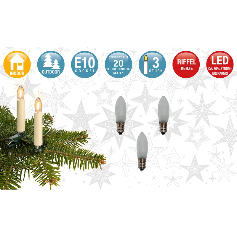 Hellum Replacement Fairy Lights for Indoor and Outdoor Lighting in
