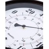 Indoor Outdoor Thermometer - Premium Steel Wall Thermometer Hygrometer for