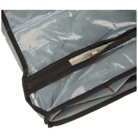 axentia Storage Bag, Grey/Transparent/Black, Approx. 90 x 50 x 50 cm