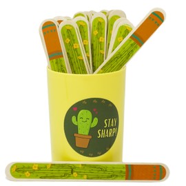 36 Pcs Cactus Flip Sticks with Storage Cup, Flip Name Sticks Counting Sticks Student Grouping Cactus Theme Flip Stick, Classroom Teacher School Supplies by 4E's Novelty