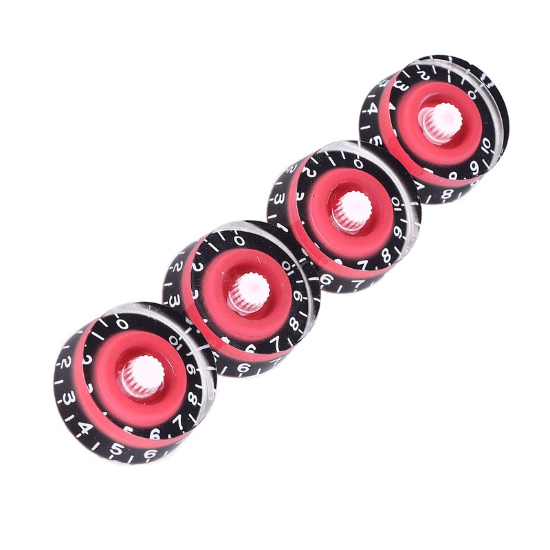 4Pcs Electric Guitar Knob Set Acrylic Volume Tone Control Guitar