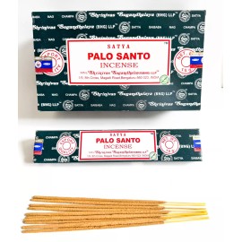 Satya Palo Santo Incense Sticks - Pick 15-30-60-90-18 - 1 box = 15 grams