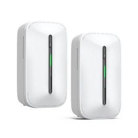 Ecoey Carbon Monoxide Detectors Plug-in with Advanced Electrochemical Sensor 10 Year Carbon Monoxide Detector Foldable Plug with Battery Backup CO Detector for Home and Kitchen FJ146A, 2Packs