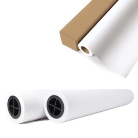 (4 Rolls - 1 Case) Plotter Paper 36 x 150: Box of 4-36” x 150 ft. Rolls, 20 lb. C1861A Bond Paper on 2" Core (80 GSM) for CAD Printing on Wide Format Ink Jet Printers Premium Quality Bond Paper