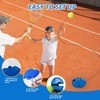 Kids Tennis Rackets 2 Pack with Tennis Trainer Rebound Balls,