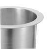 ULTECHNOVO Elegant Round Drop-in Trash Chute Stainless Steel Grommet Waste
