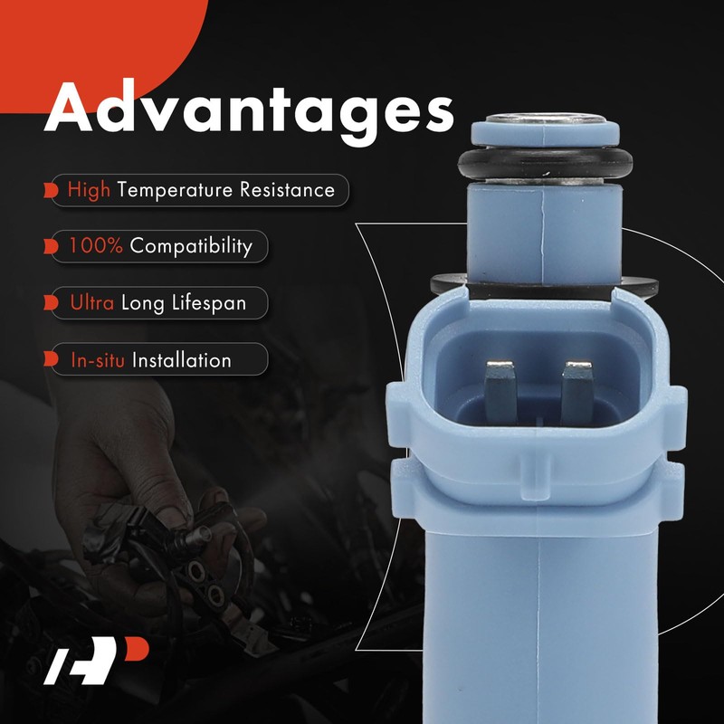 A-Premium 12 Holes Set of 4 Fuel Injectors Compatible with