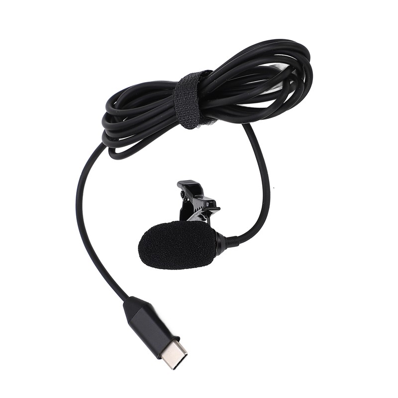 Lapel Microphone Anti Interference Omnidirectional Clip On Lavalier Microphone for