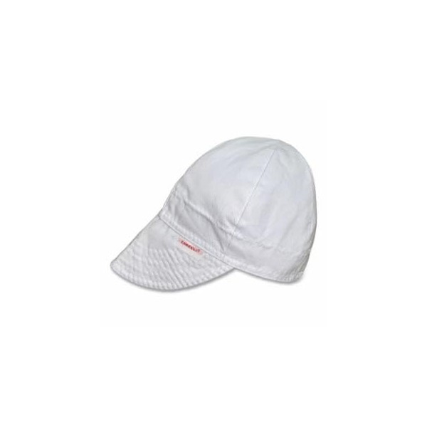 Comeaux Caps Reversible Welding Cap Solid White 7 7/8