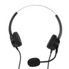 Call Center Headset Dual 3.5mm Plug Hearing Protection Noise Cancelling