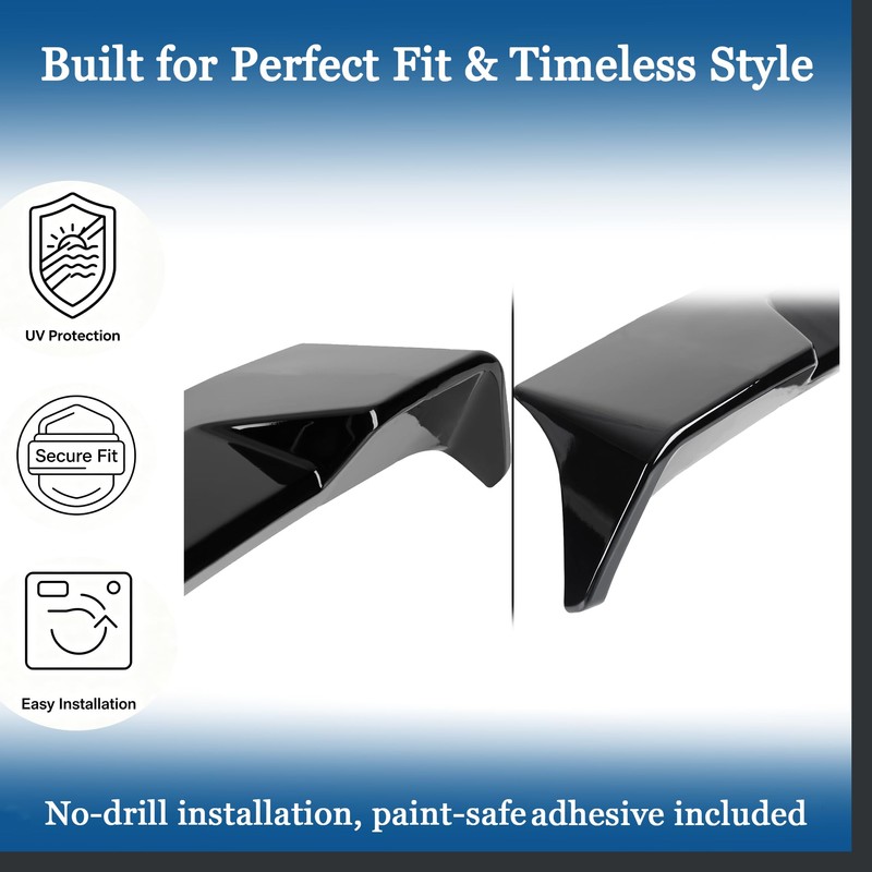 STSEV01 Spoiler Cab Roof Wing for Toyota Tundra 2022-2026 Accessories