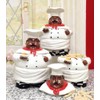 Happy Chef Collection by ACK (3PC CANISTER SET)
