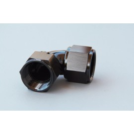 kxpeed -8 AN 8 -AN 90 degree Swivel Female to Female Flare Union Adapter Fittings B