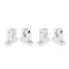 4 Pcs Rail Guide Support Aliminum Alloy Linear Motion Bracket