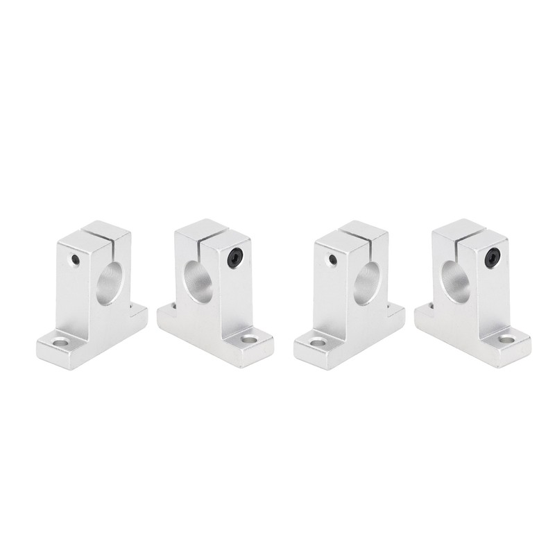 4 Pcs Rail Guide Support Aliminum Alloy Linear Motion Bracket